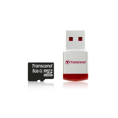Transcend Micro SDHC 8GB (TS8GUSDHC6-P3)