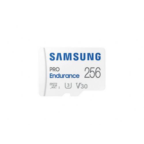 Spominska kartica Samsung PRO Endurance, micro SDXC, 256GB, U3, V30, UHS-I, z SD adapterjem