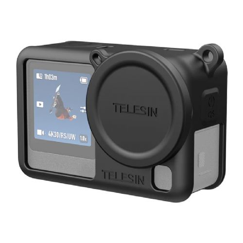 Silikonski zaščitni ovitek Telesin za DJI Osmo Action 6 (črn)