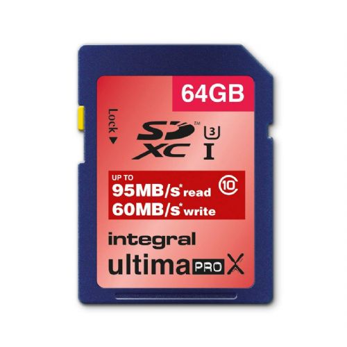 Integral spominska kartica UltimaPro X SDHC 64GB Class 10 - INSDX64G10-95/60U1 2