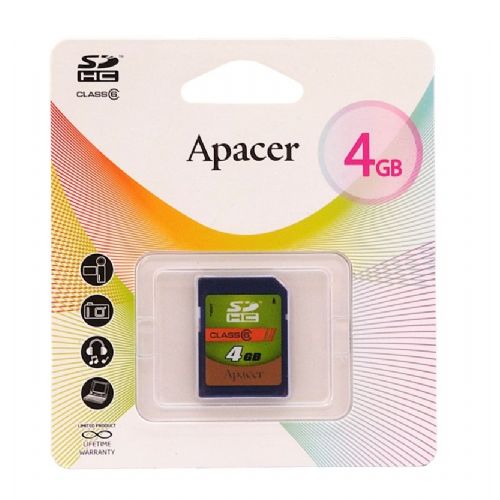 Pomnilniška kartica SD HC  4GB APACER  Class 6 2
