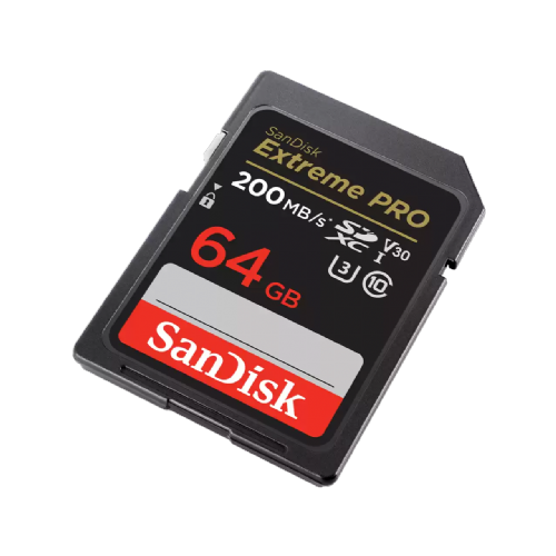 SanDisk Extreme PRO 64GB SDXC Memory Card + 2 years RescuePRO Deluxe up to 200MB/s & 90MB/s Read/Write speeds, UHS-I, Class 10, U3, V30 - SDSQXAH-064G-GN6MA 2