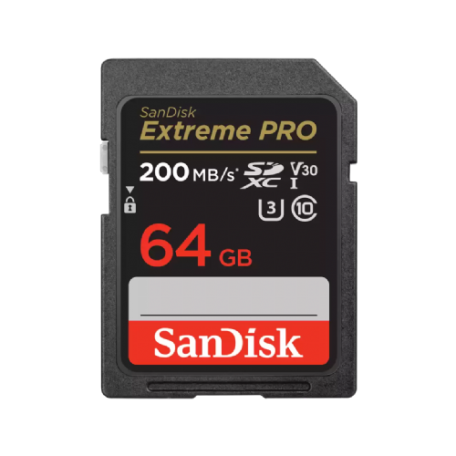 SanDisk Extreme PRO 64GB SDXC Memory Card + 2 years RescuePRO Deluxe up to 200MB/s & 90MB/s Read/Write speeds, UHS-I, Class 10, U3, V30 - SDSQXAH-064G-GN6MA 4