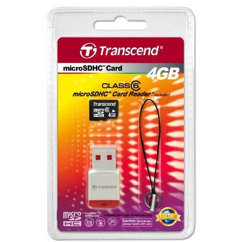 Transcend Micro SDHC 4GB (TS4GUSDHC6-P3) 3