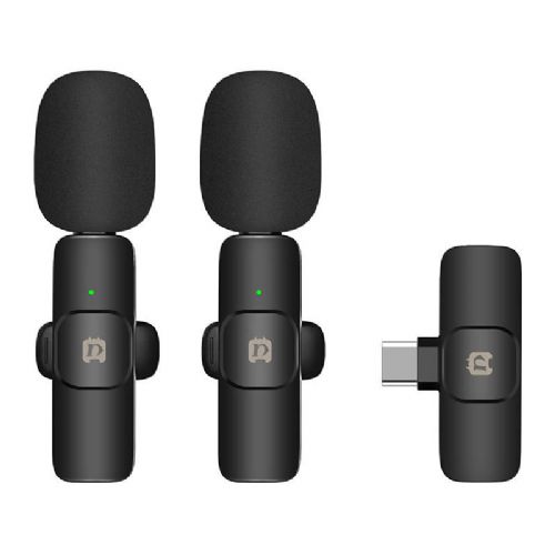 Brezžični mikrofon Puluz PU3151B Lavalier Type C