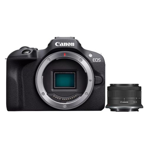 Canon digitalni fotoaparat EOS R100 + objektiv 18-45 IS STM