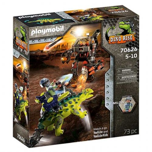 PLAYMOBIL® Dino Rise - Saichania: Invazija robota (70626)