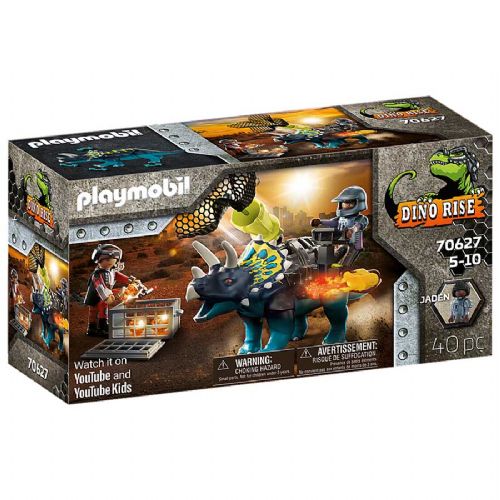 PLAYMOBIL® Dino Rise- Triceratops: Divjanje okoli legendarnih kamnov (70627)