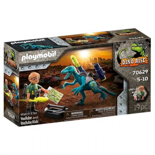 PLAYMOBIL® Dino Rise - Uncle Rob: Pripravljen na boj (70629)