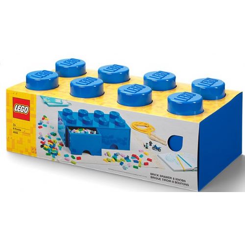 Lego®: Škatla za shranjevanje z gradnikom 8 - Modra (40061731)