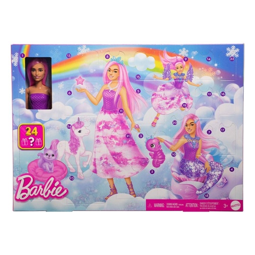 Adventni koledar Barbie Fantasy, od 3. let