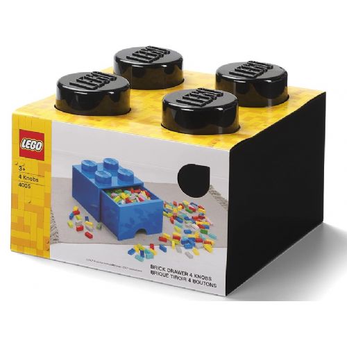 Lego®: Škatla za shranjevanje z gradnikom 4 - Črna (40051733)