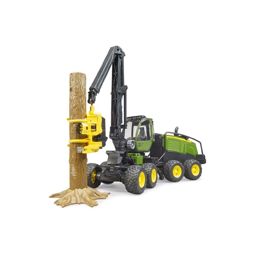 Bruder John Deere 1270G gozdni nakladač s hlodom (02135)