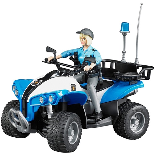 Bruder Policijski štirikolesnik s policistko (63010)