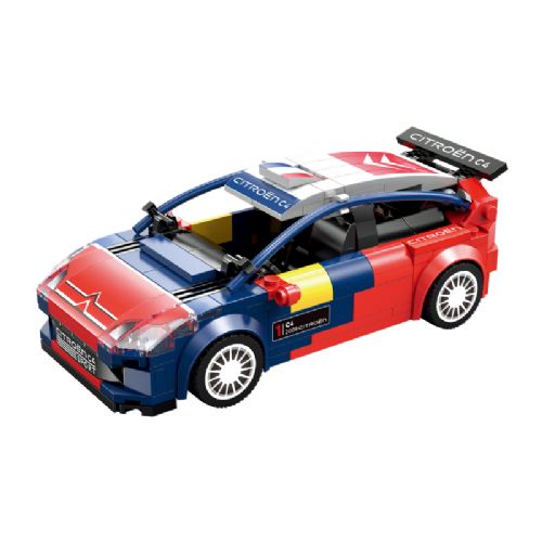 Avtomobil CaDa 2008 Citroen C4 WRC mini, model C55033W, 296 kosov, 1:24 merilo, uradno licenciran model