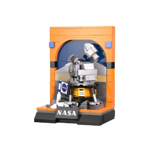 Lunarni modul CaDa Apollo 11, model C56043W, 206 kosov, ABS plastika, uradno licencirano s strani NASA