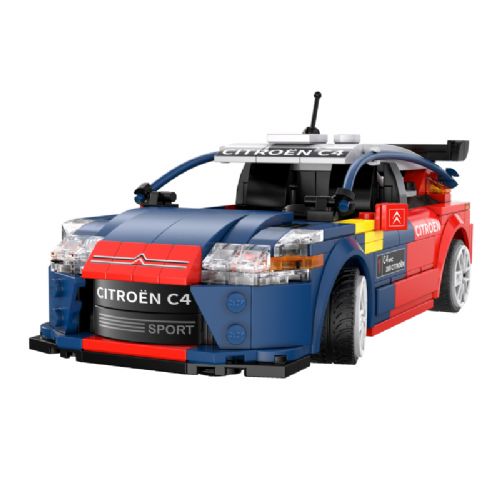 Avtomobil CaDa Citroën C4 WRC, model C51078W, 329 kosov, 1:20 merilo, daljinsko upravljanje
