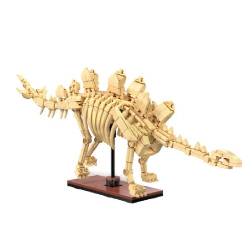 Model okostja dinozavra CaDA C59012W Stegosaurus, 297 kosov, glow in the dark elementi, za otroke 8+