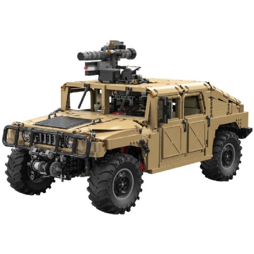 Vojaški avtomobil CaDa Humvee model C61036W, 3.935 kosov, 1:8 merilo, detajlna statična replika (opcijsko daljinsko voden)