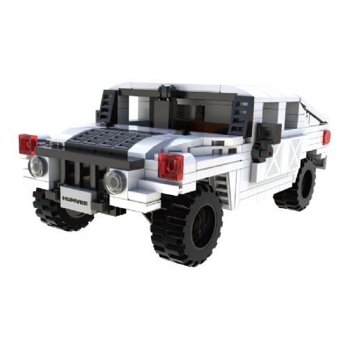 Sestavljiv model CaDA Humvee Off Road C55022W, 1:24, 328 kosov, licenciran, ročno krmiljenje