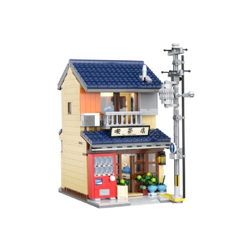 Sestavljiv model CaDA Japonska čajna hiška C66010W, 1200 kosov, USB osvetlitev, modularna zasnova