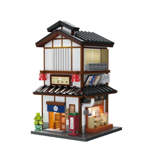 Sestavljiv model CaDA Japonska Yakitori Izakaya C66019W, 1195 kosov, USB osvetlitev, modularna zasnova