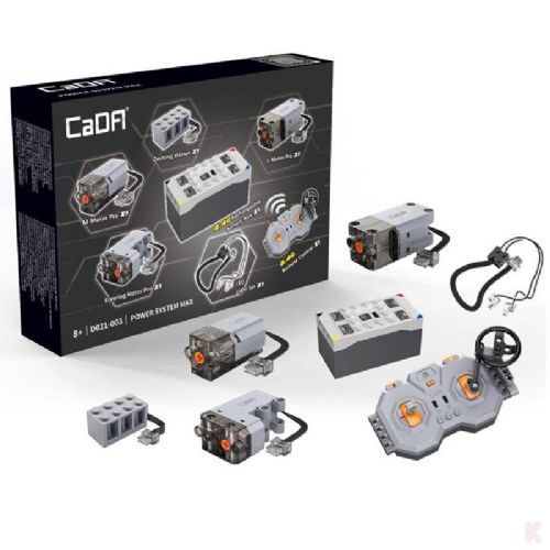 RC nadgradni komplet CaDA D021-003 Power System MAX, 2,4 GHz upravljanje, L in M motor Pro, servo motor, polnilna baterija