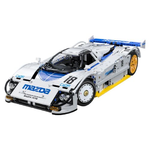 Model avtomobila CaDA C63007W Mazda 787B, merilo 1:10, 1797 kosov, uradna licenca, tiskani detajli