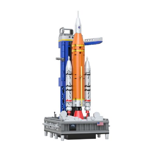Raketa CaDa NASA Artemis SLS model C56049W, 659 kosov, Licenciran model, Izstrelitvena ploščad