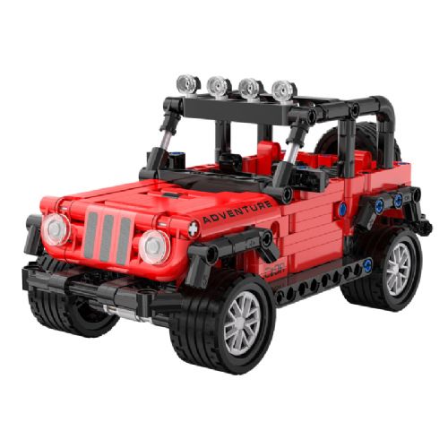 Avtomobil CaDa Off-Roader rdeč model C52027W, 317 kosov, merilo 1:18 , Pull-back pogon,odpiranje vrat