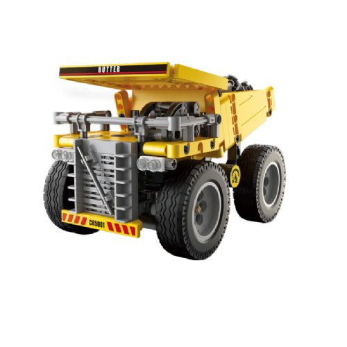 Rudarski tovornjak CADA, model C65001W, 372 kosov, ABS plastika, enostavna sestava