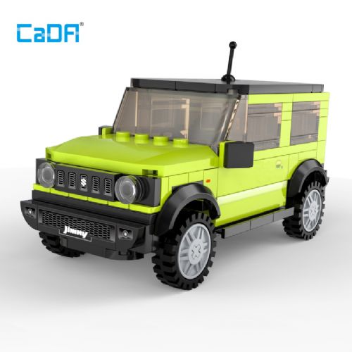 Avtomobil CaDa Suzuki Jimny mini model C55023W, 192 kosov, 1:24 licenciran model, odpiranje vrat in pokrova