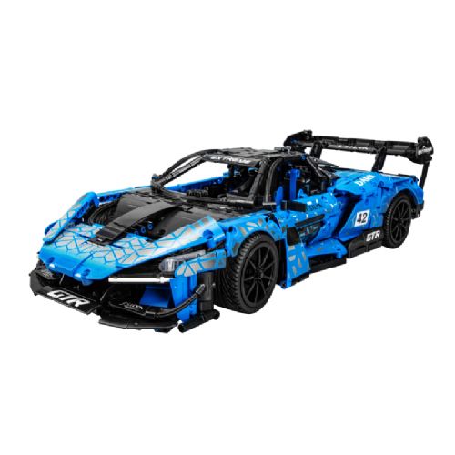 Model iz kock CaDA The Dark Knight GTR C63003W, 2088 kosov, 1:10, delujoče vzmetenje, pripravljeno za RC nadgradnjo