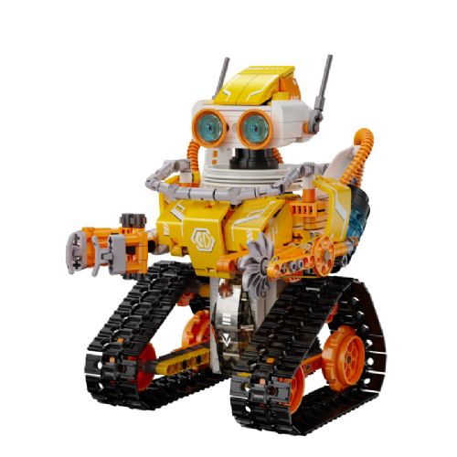 Model iz kock CaDA W·BOT Code Robot C83003W, 455 kosov, 3-v-1, 2,4 GHz daljinec, Li-ion baterija