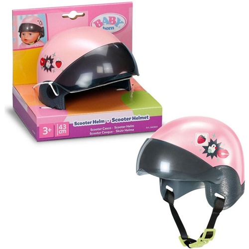 Čelada Baby Born, 43 cm, od 3. let, pink, plastika