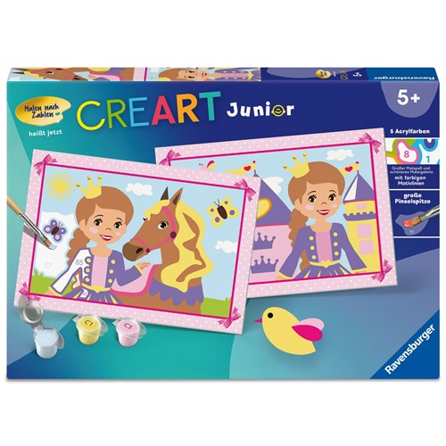 CreArt  Ravensburger Junior - Mala princesa, od 5. let