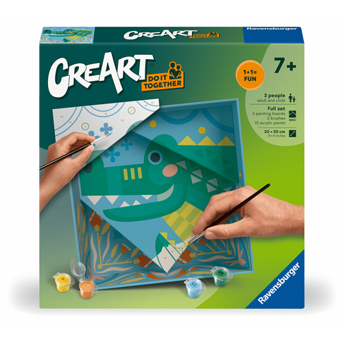 CreArt  Ravensburger Naredi to skupaj - Krokodil, od 7. let