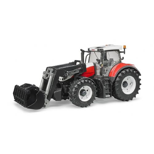 BRUDER Traktor Steyr 6300 Terrus CVT z nakladalko (03181)