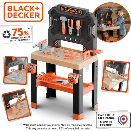 Delovna miza Simba-Dickie Smoby Black+Decker