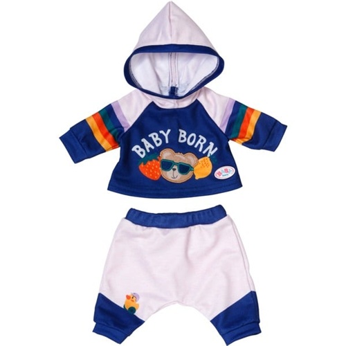 Dodatki za punčke Baby Born® Jogging Suit, modra, 43 cm