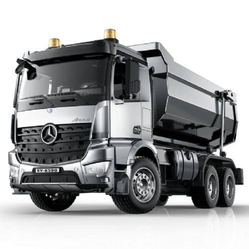 Tovornjak na daljinsko vodenje CaDA E590-003 Mercedes-Benz Arocs prekucnik, 1:20, 4×4 pogon, 2.4 GHz, 7.4 V baterija