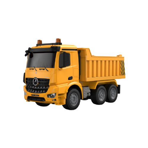 Prekucnik na daljinsko upravljanje Double E E525-003 Mercedes-Benz Arocs, 1:20, 2.4 GHz, dvižno korito, LED osvetlitev
