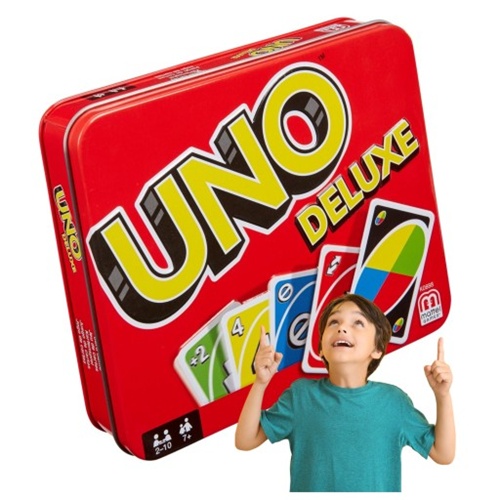 Družabna igra Mattel UNO Deluxe, 2-10 igralcev