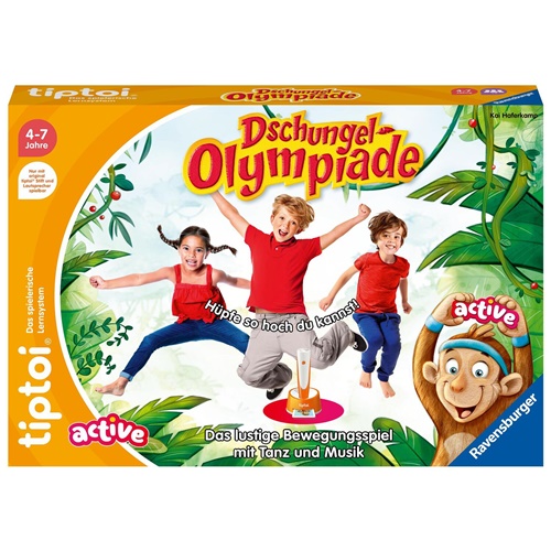 Družabna igra Tiptoi Active Jungle Olympics