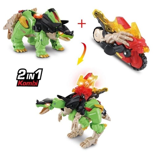 Figurica Vtech Switch &amp; Go Dinos Combo Mega Spinosaurus, zvok, osvetlitev, nadzor glasnosti, varnostne funkcije, od 3 do 8 let