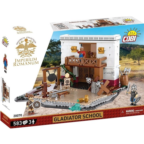 Gradbena igrača Cobi Gladiator School, od 6. let, 583 kos