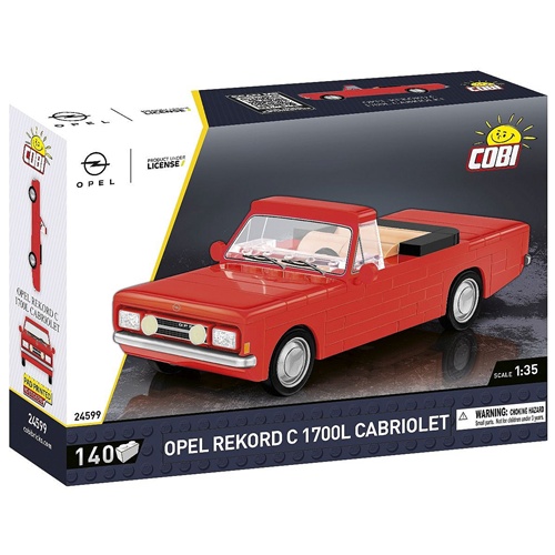 Gradbena igrača Cobi Opel Rekord C 1700 L Cabriolet, 140 kos, od 6. let