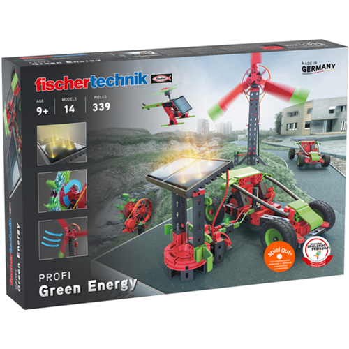 Gradbena igrača Fischertechnik Green Energy, od 9. let, 343 kosov