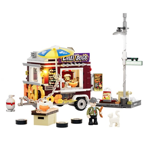 Gradbene kocke Lumibricks Chili Dog, 515 kos, od 16. let