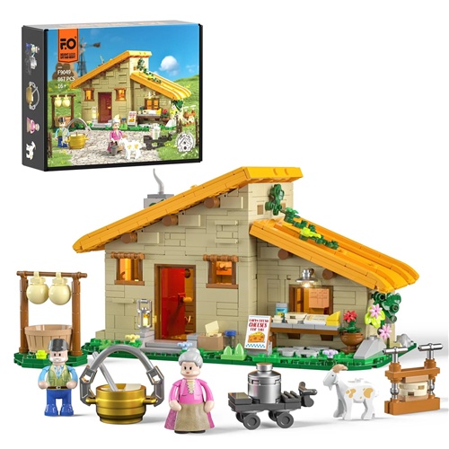 Gradbene kocke Lumibricks Farm Sirarna, 867 kos, od 16. let